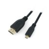 Przewód Lanberg microHDMI - HDMI V1.4 - czarny - 1,8m