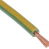 Jednożyłowy kabel sterowniczy CSA 1 mm², Maks. +70C 1000 V Zielony/Żółty, RS PRO