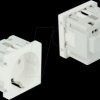 81320 Easy 45 earthed outlet 45 x 45 mm, 10 pieces