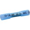 Butt connector kit with heat shrink insulation, 1.5-2.5 mm², AWG 16 to 14, blue, 37 mm, 22C466, package with 150 pieces