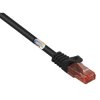 Renkforce RF-5047496 RJ45 Network cable CAT 6 U/UTP 2m Black Halogen-free