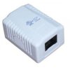 Gniazdo natynkowe 1xRJ45 nieekranowane kat.5e białe DN-93804-PL