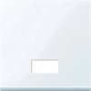 Merten System M Klawisz pojedynczy z okienkiem biały active MTN432825