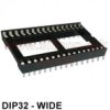 IC Socket 32-pin DIL - wide - Cambion