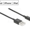 83002 Sync & charging cable, USB-A > Lightning™, 1 m