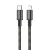 Przyłącze USB-C - iPhone Lightning Super Fast czarne - 1m