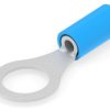 Insulated ring cable lug, 1.04-2.62 mm², AWG 16 to 14, 8.33 mm, M8, blue, 328998
