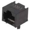 Gniazdo RJ45 8-pin Układ 8p8c Blokowanie zatrzask u dołu 1-1705951-1
