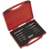 Sealey AK8187 Step Drill Screw/Bolt Extractor Set 10pc