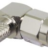SMA coaxial adapter 50 Ω, RG-58, crimp connection, angled, CONSMA012-R58