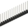 Pin header, 15 pole, pitch 2.54 mm, straight, black, 10054265