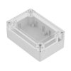 Obudowa uniwersalna z panelami bocznymi z tulejkami mosiężnymi z przezroczystym wieczkiem 70,0 mm × 105,0 mm × 40,0 mm z PC, kol