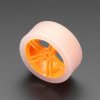 Orange and Clear TT Motor Wheel for TT DC Gearbox Motor