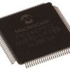Mikrokontroler Microchip PIC24EP TQFP 100-pinowy Montaż powierzchniowy PIC 536 kB 16bit CAN:2 70MHz RAM:52 kB