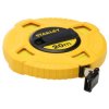 Stanley 0-34-296 Closed Case Fibreglass Tape 20m (Width 12.7mm)
