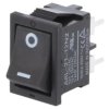 ROCKER DPST Poz 2 ON-OFF 10A/250VAC czarny brak -20-55C A8L2112N2