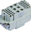 Socket contact insert, H-B 16, 42 pole, unequipped, crimp connection, T2120422201-000
