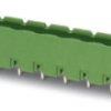Pin header, 3 pole, pitch 7.62 mm, straight, green, 1829167