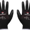 Rękawice robocze TOOLCRAFT TO-5621547 Polyester, Poliuretan Rozmiar rękawic: 9 EN 388 CAT II 1 par(a)
