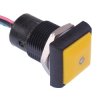 IRC3F452L0Y APEM Yellow LED Yellow Button Square 16mm Momentary NO Push Button Switch Prewired IP67