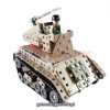 Metalowe klocki konstrukcyjne - czołg