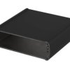 Aluminum enclosure kit, (L x W x H) 106 x 100 x 32 mm, black, IP65, 84106100.HMT1