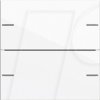 5752 03 Rocker set, 2-way for tactile sensor 4.55 - pure white, glossy