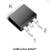 VB10150C-M3 High-Voltage Trench MOS Barrier Schottky Rectifier Ultra Low VF = 0.63 V at IF = 3 A
