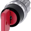 Siemens 3SU10504FL110AA0 3SU1050-4FL11-0AA0 Przełącznik kluczykowy 2 x 45 ° IP66, IP67, IP69/IP69K 1 szt.