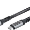 Kabel USB-C z tekstylną osłoną, USB4, 240 W, 40 Gbit/s, Power Delivery 74211 /1m/
