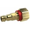 Nipple, L 39 mm, 35 bar, brass, for jacks, 107659