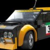 402859 CaDA Fiat Abarth 131, 1:20, black, 2.4 GHz, bricks