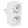 Rozgałęziacz 230v 2gniazda + uziem.