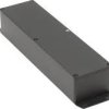 Aluminum die cast enclosure, (L x W x H) 254 x 70 x 50 mm, black (RAL 9005), IP54, 1590BXFBK
