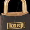 K12440BLAD Brass lock, black sheathed