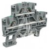 Złączka push-in EFD.2/E/GR, szara, 2-piętrowa z PE, 2,5 mm²