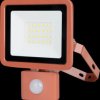 2707615050 LED floodlight, 20 W, 1700 lm, 6500 K, IP44, sensor, terracotta