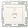 LOGI Gniazdo komputerowe pojedyncze (RJ45Cat 5e Jack) Biały 25108