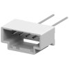 Socket header, 5 pole, pitch 2.5 mm, straight, red, 5-2232546-1