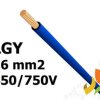 Przewód LGY 16 mm2 c.niebieski (450/750V) jednożyłowy linka H07V-K (krążki 100m) 5907702814230 ELEKTROKABEL