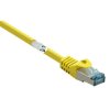 Renkforce RF-5224650 Network cable CAT 6A S/FTP Yellow 1m Flame-retardant