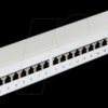 43300 Delock 19“ Patchpanel 24 Port Cat.6 grau