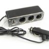 Rozgałęźnik zapalniczki samochodowej 3GN+1USB