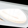 93435 Nova flush mounted fixture, GU10, 6.5 W, 2700 K, 50°, square, wh
