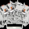2202-6301 Feed-through terminal block, 3-wire, Ø 0.25 - 4 mm²