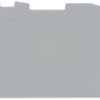 End/Intermediate plate for terminal block, 2002-1391