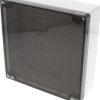 PC enclosure, (L x W x H) 160 x 160 x 61 mm, light gray (RAL 7035), IP66, 1554R2GYSL