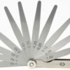 Feeler Gauge, Metric, 100 mm, 13 blades, T3527M 413