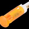 QS61XXO12 Indicator LED, 12 V DC, 6 mm, FASTON, orange