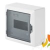 Rozdzielnica natynkowa 8 modułowa 1x8M drzwi transparentne IP40 ECONOMIC BOX RN N+PE 2502-01 ELEKTRO-PLAST NASIELSK